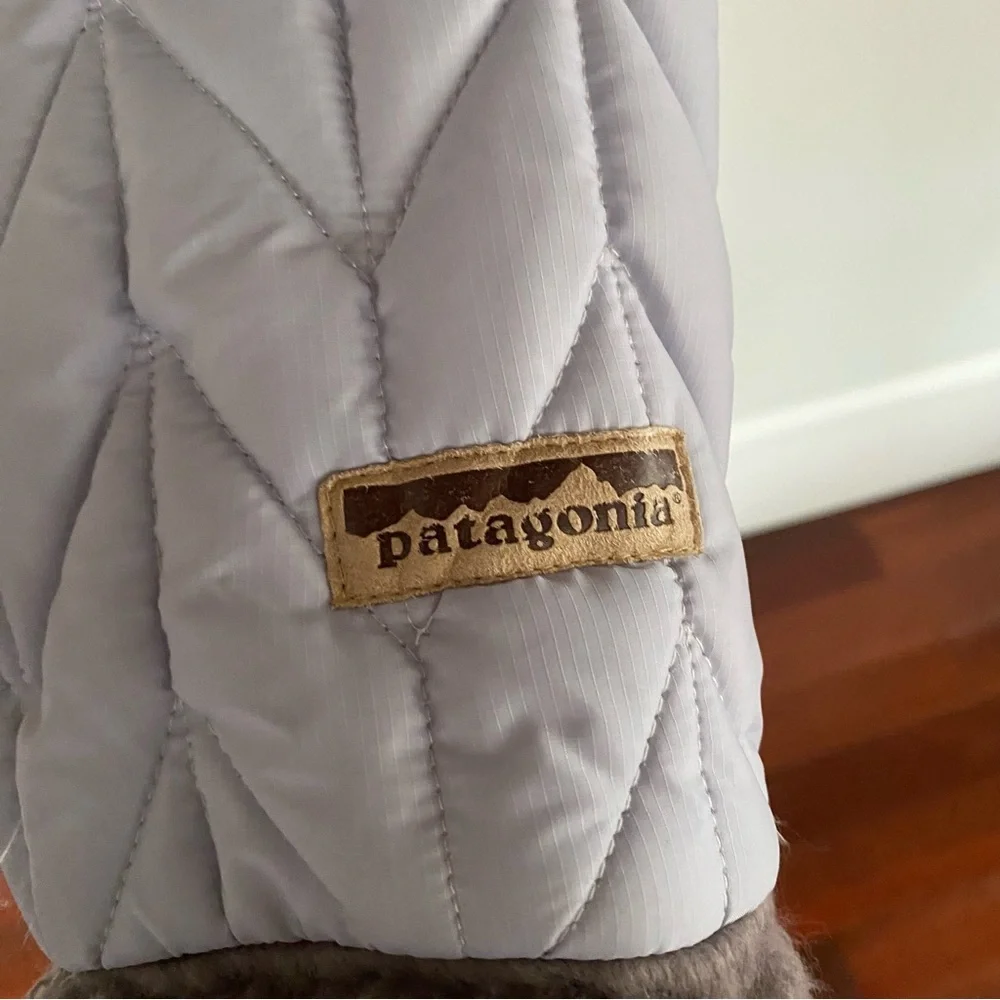 PATAGONIA Sherpa Chevron Quilted Zip Up Jacket Small - Picture 2 of 6